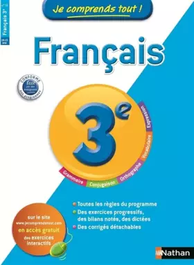 Couverture du produit · Je comprends tout! Français 3 e