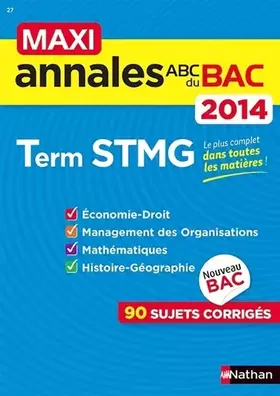 Couverture du produit · MAXI ANNALES BAC 2014 TERM STM