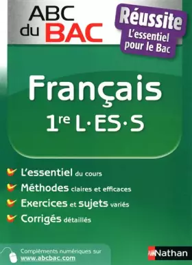 Couverture du produit · ABC BAC REUSSITE FRANCAIS 1RE