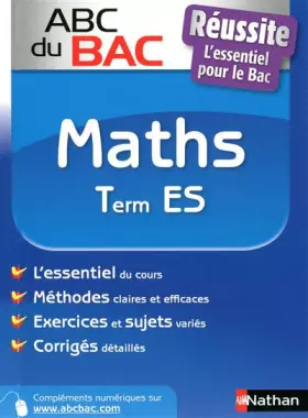 Couverture du produit · ABC BAC REUSSITE MATHS TERM ES