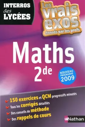 Couverture du produit · INTERROS DES LYCEES MATHS 2DE