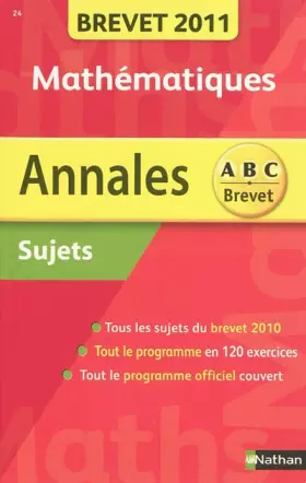 Couverture du produit · Mathématiques : Sujets