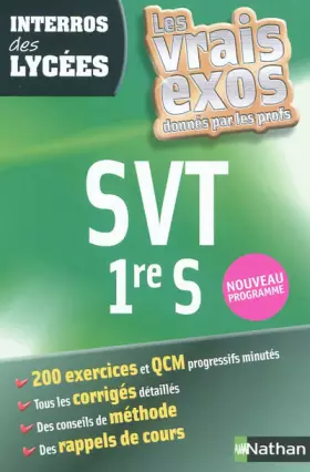 Couverture du produit · INTERROS DES LYCEES SVT 1ERE S