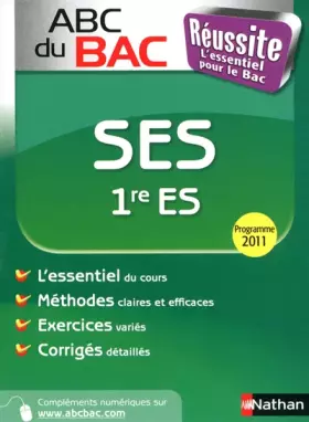 Couverture du produit · ABC BAC REUSSITE SES 1ERE ES