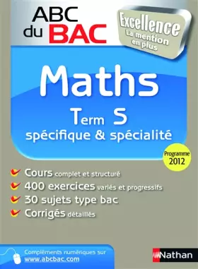 Couverture du produit · ABC BAC EXCELLENCE MATHS TER S