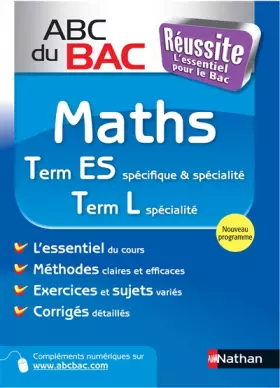 Couverture du produit · ABC du BAC Réussite Maths Term ES.L