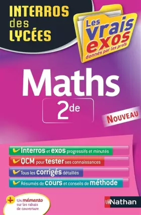 Couverture du produit · Interros Des Lycées Maths 2de