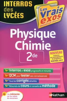 Couverture du produit · Interros des Lycées Physique - Chimie 2de