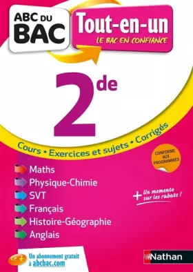 Couverture du produit · ABC du BAC TOUT EN UN 2DE