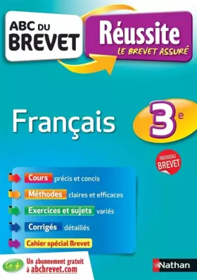 Couverture du produit · ABC du BREVET Réussite Français 3e