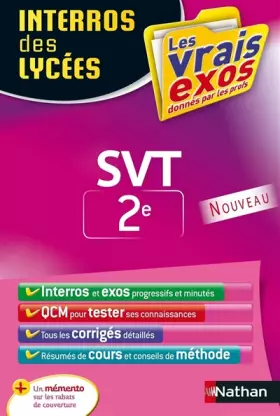 Couverture du produit · Interros des Lycées SVT 2de
