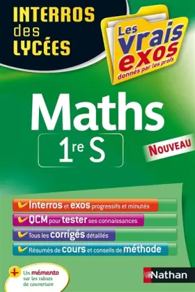 Couverture du produit · Interros des Lycées Maths 1re S