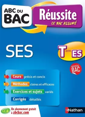 Couverture du produit · ABC du BAC Réussite SES Term ES