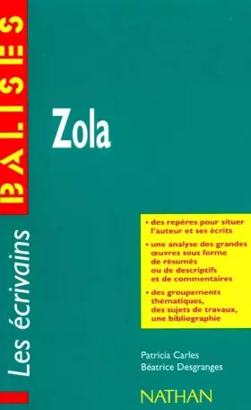 Couverture du produit · Zola : Grandes oeuvres, commentaires critiques, documents complémentaires