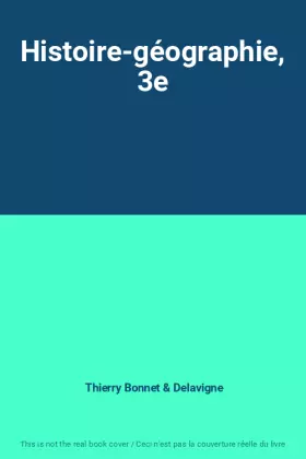 Couverture du produit · Histoire-géographie, 3e