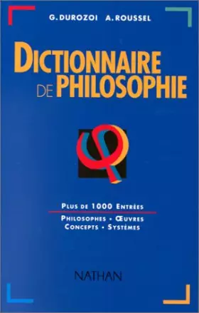 Couverture du produit · Dictionnaire de philosophie