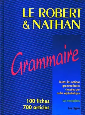 Couverture du produit · Le Robert et Nathan, grammaire