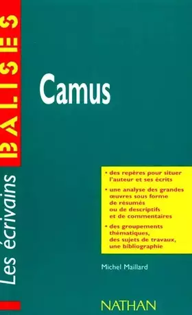Couverture du produit · Camus