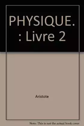 Couverture du produit · PHYSIQUE. : Livre 2