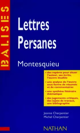 Couverture du produit · Lettres persanes