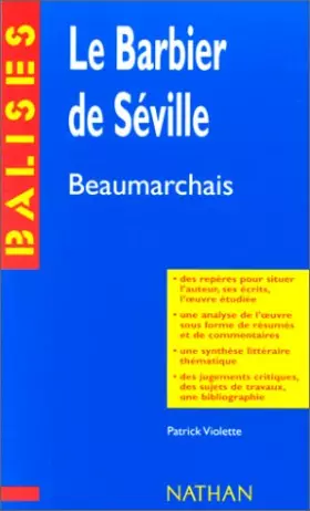 Couverture du produit · Le Barbier de Séville de Beaumarchais