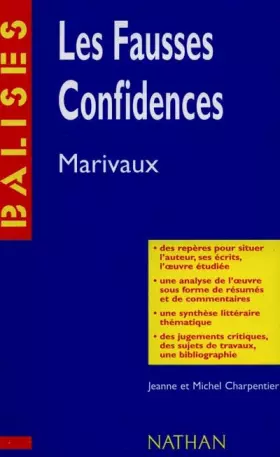 Couverture du produit · Les fausses confidences de Marivaux