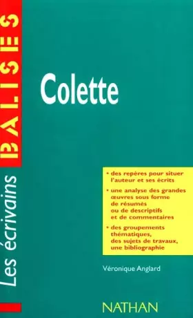Couverture du produit · Colette. Une vision globale de l'oeuvre complète de l'écrivain