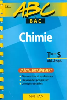 Couverture du produit · Chimie, term. S obl. & spé.
