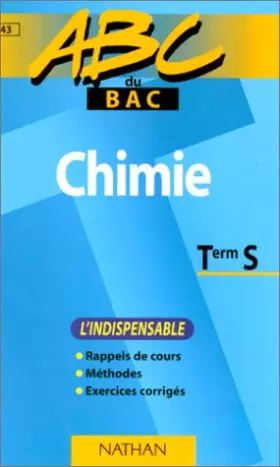 Couverture du produit · ABC du bac, chimie niveau terminale S