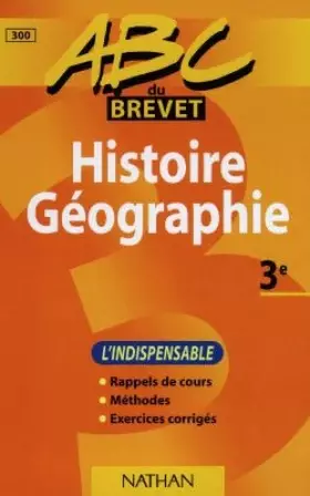 Couverture du produit · Histoire-géographie, 3e