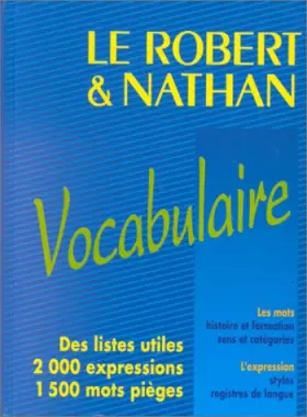 Couverture du produit · Le Robert et Nathan, vocabulaire