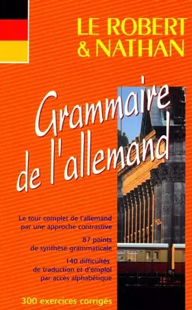 Couverture du produit · Grammaire de l'Allemand Robert et Nathan