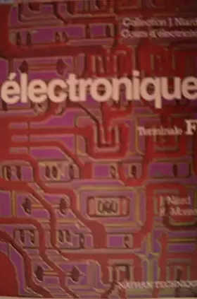 Couverture du produit · Electronique, Terminale F3