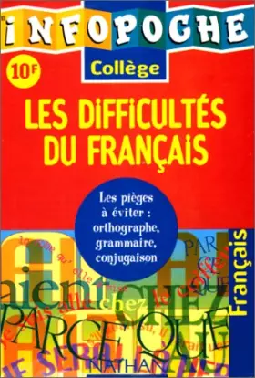 Couverture du produit · Les difficultés du français
