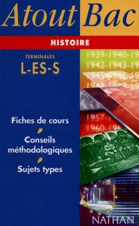 Couverture du produit · HISTOIRE TERMINALES L/ES/S/. Programme 1998