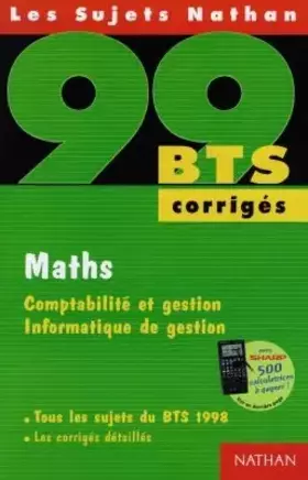 Couverture du produit · BTS 99 maths - corrigés