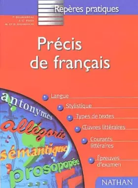 Couverture du produit · Précis de français