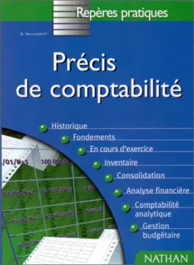 Couverture du produit · Précis de comptabilité