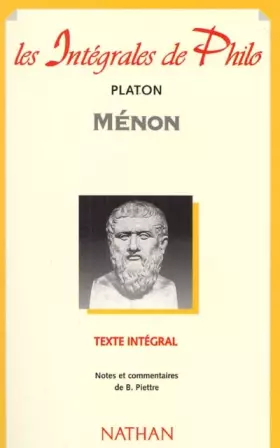 Couverture du produit · Ménon