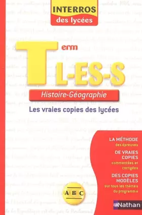 Couverture du produit · Histoire-Géographie Tle L-ES-S
