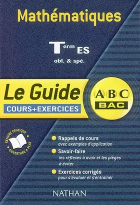 Couverture du produit · ABC du Bac : Maths terminale ES