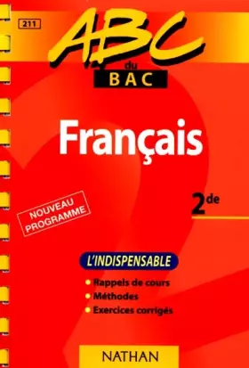 Couverture du produit · ABC français, seconde (indispensable)