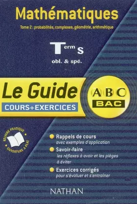 Couverture du produit · ABC du Bac : Chimie terminale S