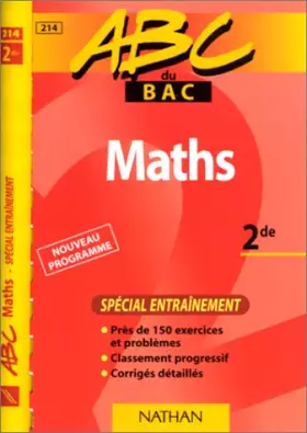 Couverture du produit · ABC maths, seconde (spécial entraînement)