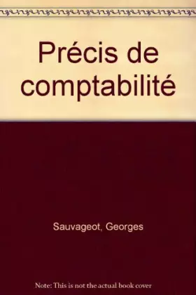 Couverture du produit · Précis de comptabilité
