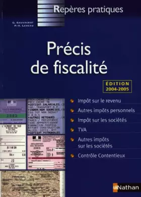 Couverture du produit · Précis de fiscalité 2004