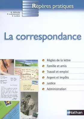 Couverture du produit · CORRESPONDANCE