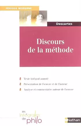 Couverture du produit · Discours de la méthode