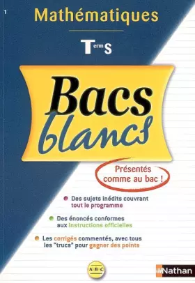 Couverture du produit · Bacs blancs Mathématiques Tle S