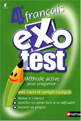 Couverture du produit · Exo-test : Français, 4ème